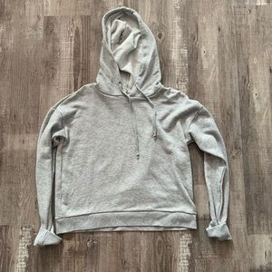 American Eagle Light Grey Hoodie Size Small